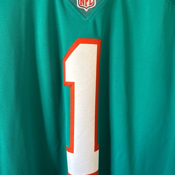 NFL Teal and White Men's Jersey - Picture 2 of 6